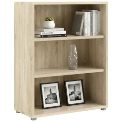 Librerie|Ufficio > Dmora Libreria salvaspazio quercia 90x156h cm - Severa Marrone Quercia