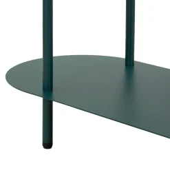 Librerie > Dmora Libreria 5 Ripiani Installazione a Terra 11x40x132h cm, Utilizzabile Come Divisorio Locale - Gana Verde Ottanio