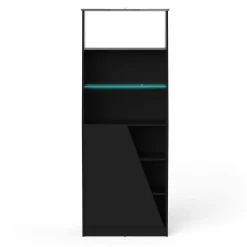 Librerie > Dmora Libreria verticale nera 89x221h cm - Armon Nero