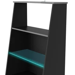 Librerie > Dmora Libreria verticale nera 89x221h cm - Armon Nero