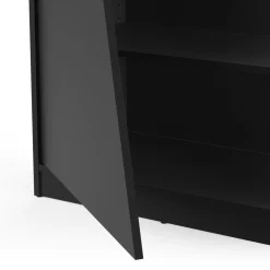 Librerie > Dmora Libreria verticale nera 89x221h cm - Armon Nero