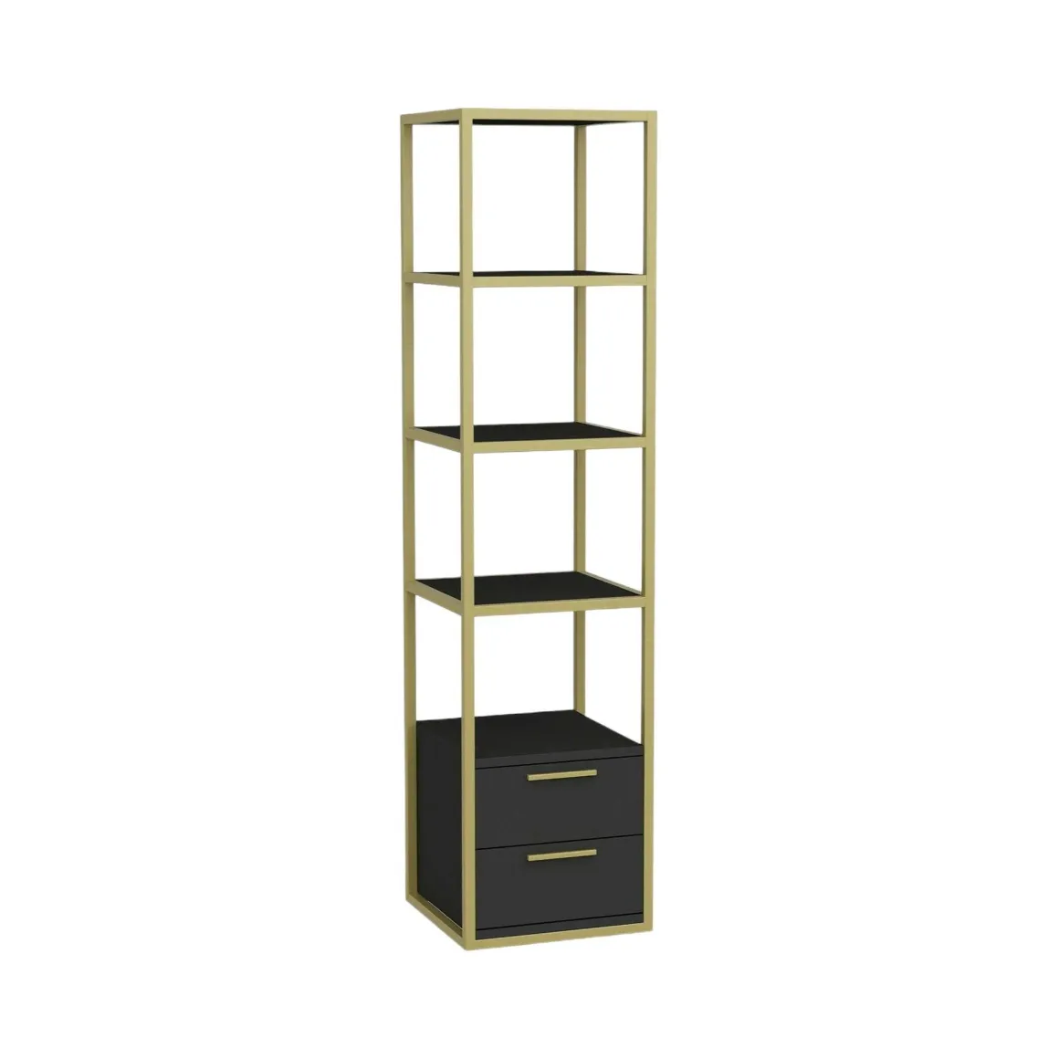 Libreria verticale oro e antracite 39x169h cm - Arsim