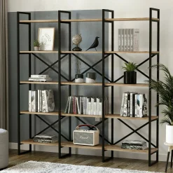Libreria verticale quercia 170x175h cm - Gauro