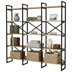 Libreria verticale quercia 170x175h cm - Gauro