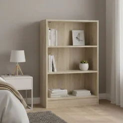 Librerie > Dmora Libreria verticale quercia 79x203h cm - Abelarda Marrone Quercia