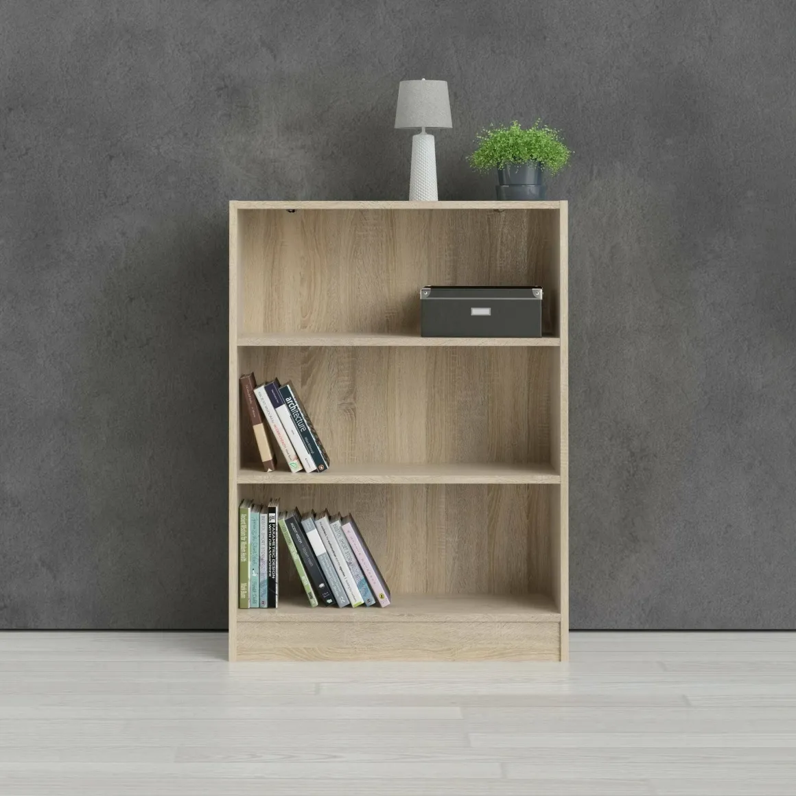 Librerie > Dmora Libreria verticale quercia 79x203h cm - Abelarda Marrone Quercia