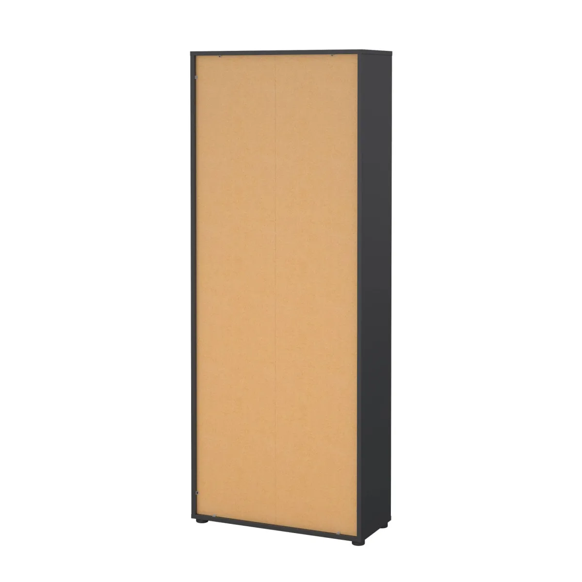 Librerie > Dmora Libreria verticale rovere e grigia 79x204h cm - Arancio Grigio, Marrone Rovere