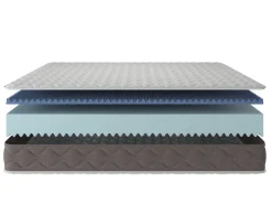 Materassi|Materassi Piazza E Mezza > Dmora Materasso anallergico piazza e mezza 120x200 in Memory Foam - Zaffiro Bianco
