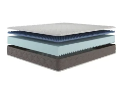 Materassi|Materassi Piazza E Mezza > Dmora Materasso anallergico piazza e mezza 120x200 in Memory Foam - Zaffiro Bianco