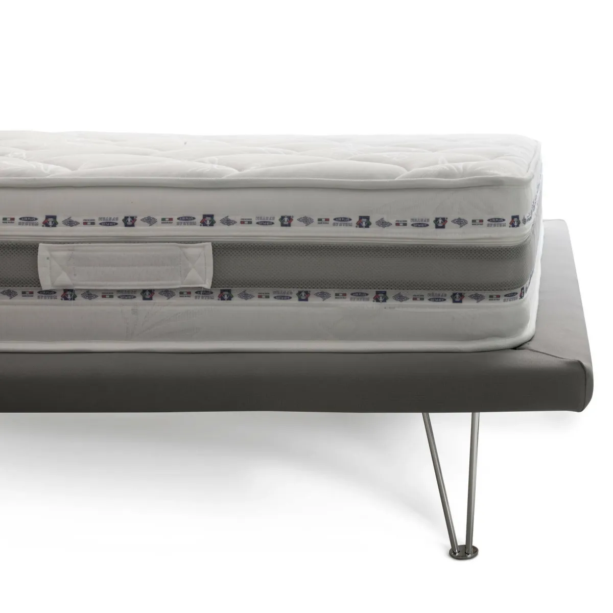Materassi|Materassi Piazza E Mezza > Dmora Materasso avvolgente piazza e mezza 120x200 in Memory Foam sfoderabile - Avanti Bianco