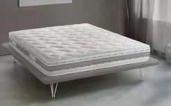 Materassi|Materassi Singoli > Dmora Materasso comfort bilanciato singolo 80x190 in Memory Foam sfoderabile - Anselmo Bianco
