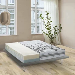 Materasso comfort lungo matrimoniale 160x190 in Memory Foam sfoderabile - Incoronata