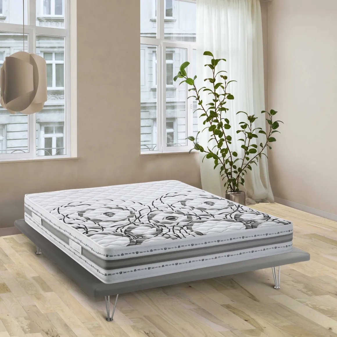 Materasso comfort lungo matrimoniale 160x190 in Memory Foam sfoderabile - Incoronata