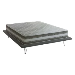 Materassi|Materassi Matrimoniali > Dmora Materasso comfort per la schiena francese 140x190 in Memory Foam sfoderabile - Amega Bianco