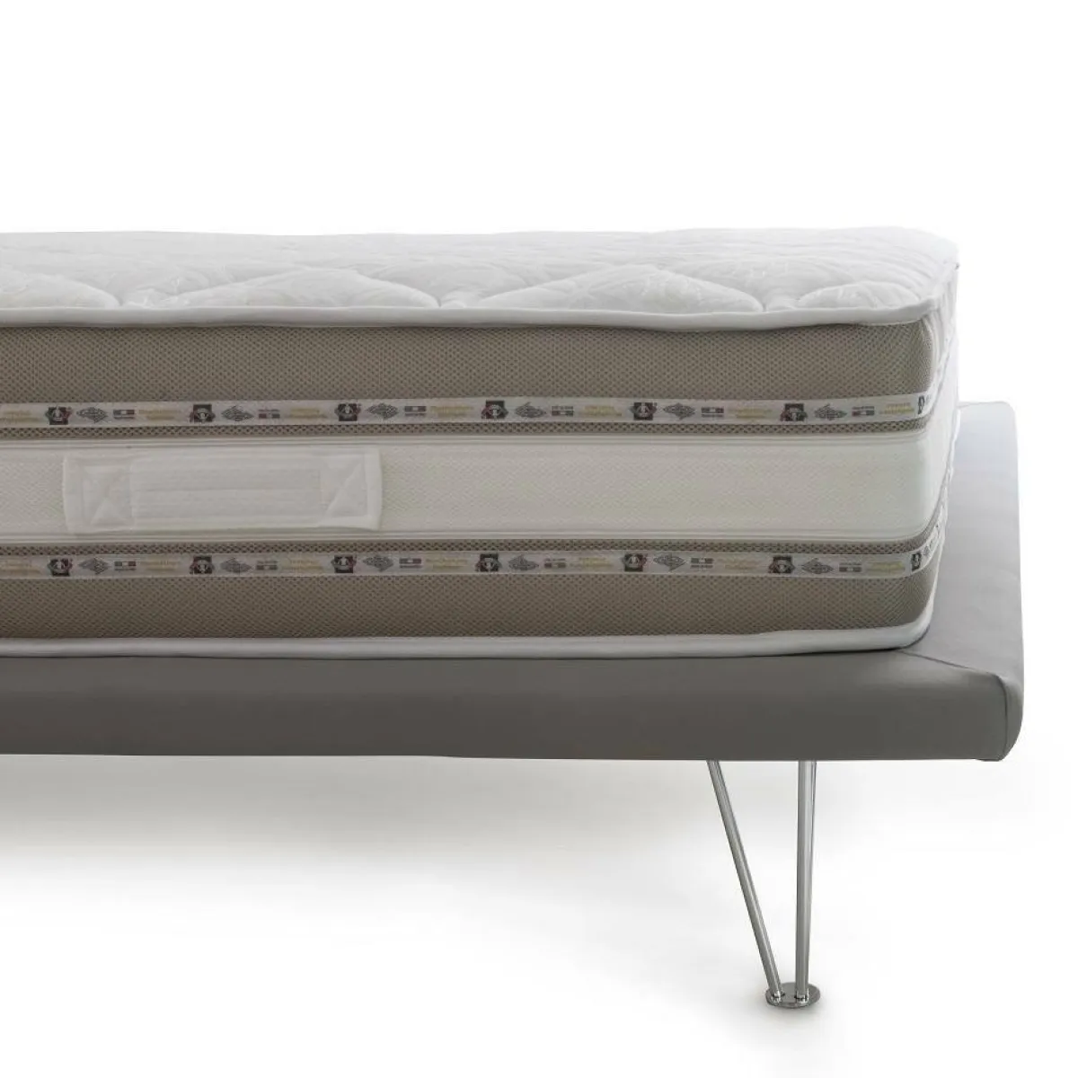 Materassi|Materassi Matrimoniali > Dmora Materasso comfort quotidiano matrimoniale 160x190 in Memory Foam sfoderabile - Amega Bianco