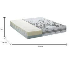 Materasso duraturo piazza e mezza 120x190 in Memory Foam sfoderabile - Wien