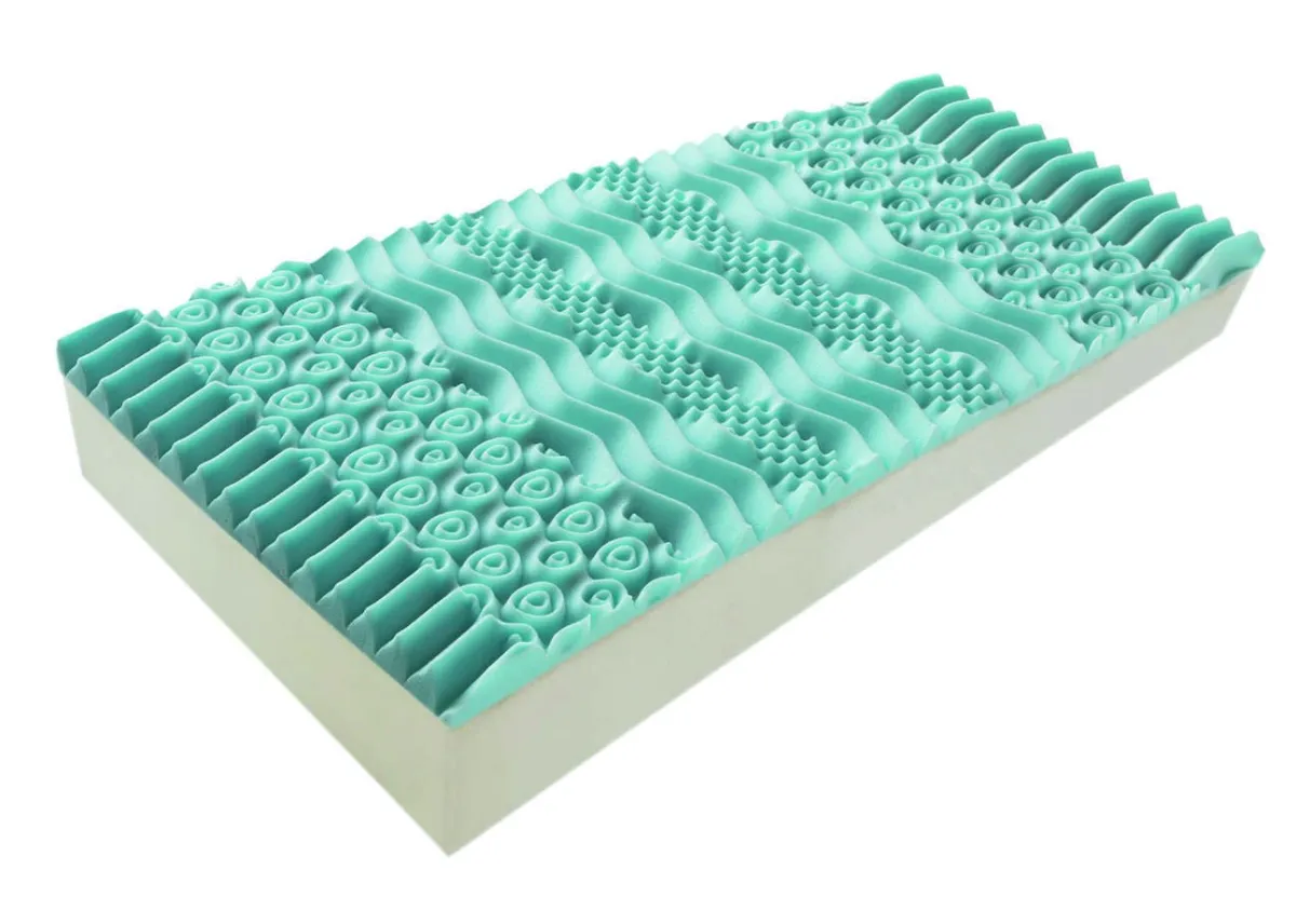 Materassi|Materassi Singoli > Dmora Materasso effetto riposante singolo 90x200 in Memory Foam sfoderabile - Aksi Bianco