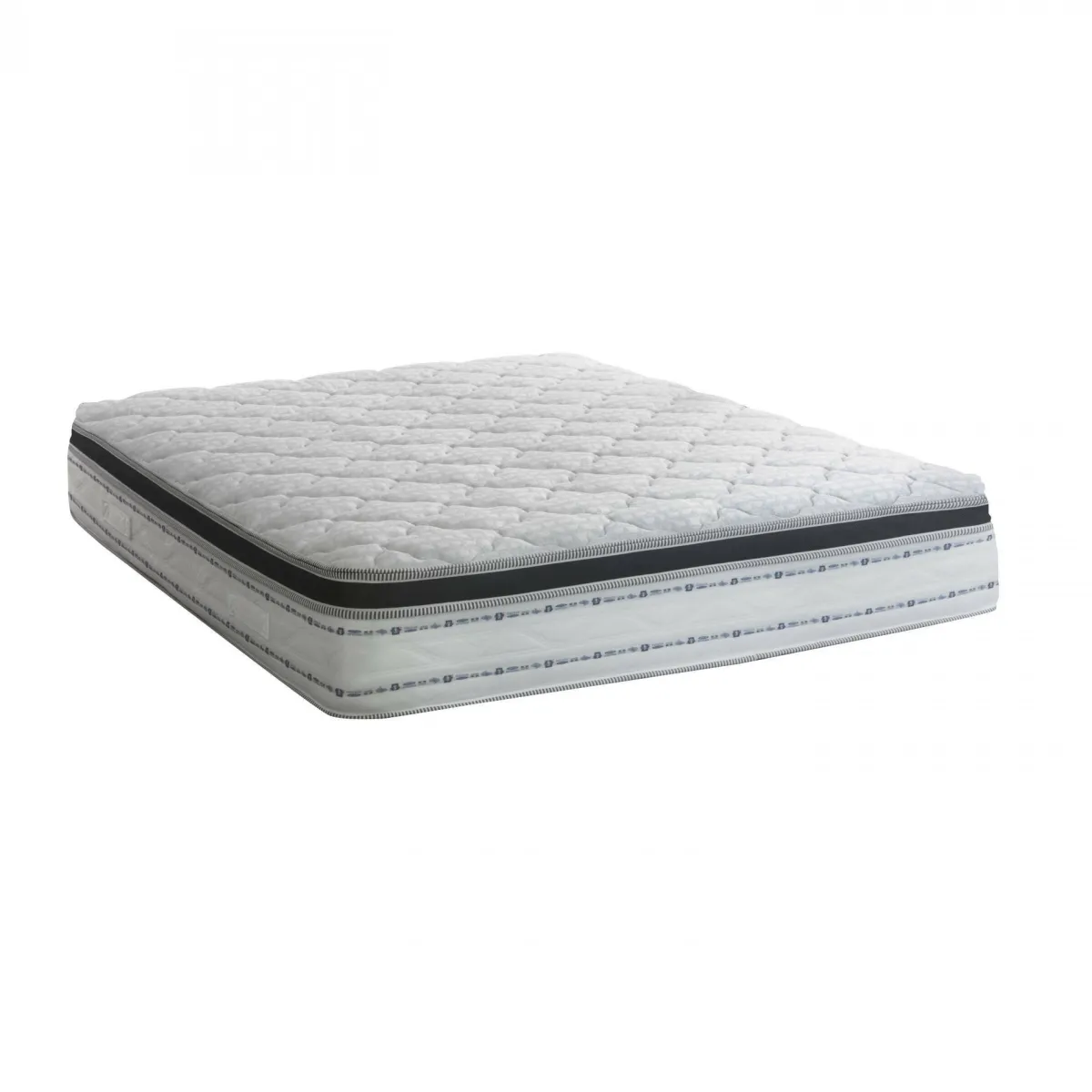 Materassi|Materassi Singoli > Dmora Materasso elasticità graduale singolo 80x190 in Memory Foam sfoderabile - Adrano Azzurro, Bianco