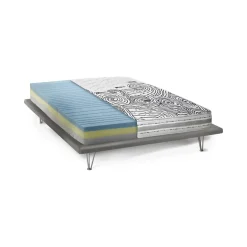 Materasso elastico piazza e mezza 120x190 in Memory Foam sfoderabile - Malika