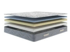 Materassi|Materassi Matrimoniali > Dmora Materasso equilibrio duraturo alla francese 140x190 in Memory Foam - North Bianco