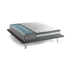 Materassi|Materassi Piazza E Mezza > Dmora Materasso ergonomico piazza e mezza 120x200 in Memory Foam sfoderabile - Artemio Bianco