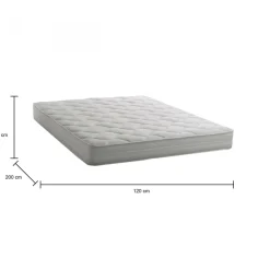 Materasso igienico piazza e mezza 120x200 in WaterFoam sfoderabile - Cauro
