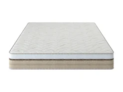 Materassi|Materassi Matrimoniali > Dmora Materasso microcircolazione agevolata matrimoniale 160x200 in Memory Foam - Annus Bianco