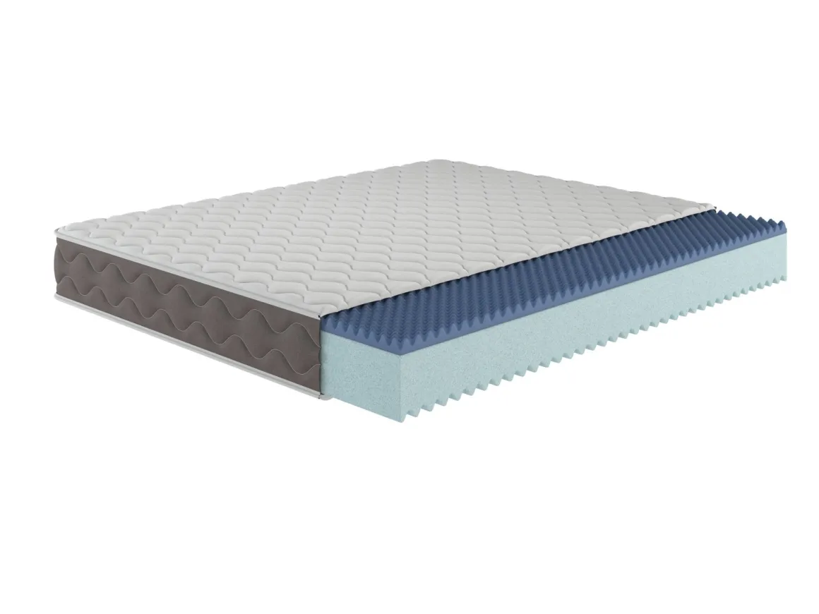 Materasso ortopedico piazza e mezza 120x190 in Memory Foam - Zaffiro