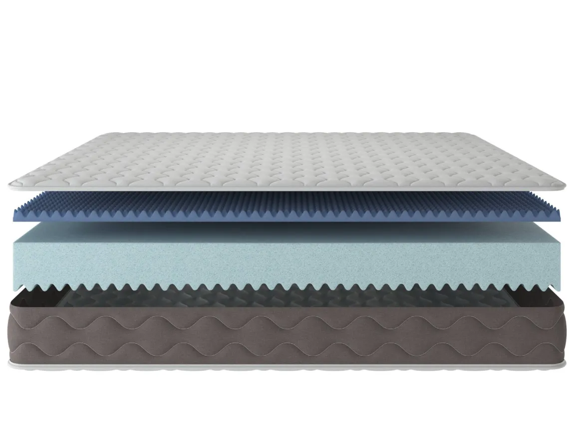 Materasso ortopedico piazza e mezza 120x190 in Memory Foam - Zaffiro