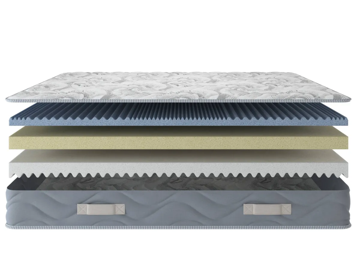 Materassi|Materassi Piazza E Mezza > Dmora Materasso sfoderabile piazza e mezza 120x200 in Memory Foam - Jin Bianco