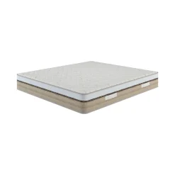 Materasso Singolo Bianco Grado Rigidità 8/10 Misura Rete Compatibile 90x190 cm 190x90x25h cm, Singolo Made in Italy - Palafea