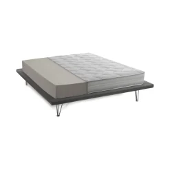 Materassi|Materassi Matrimoniali > Dmora Materasso sistema di comfort francese 140x190 in WaterFoam sfoderabile - Anguilla Grigio