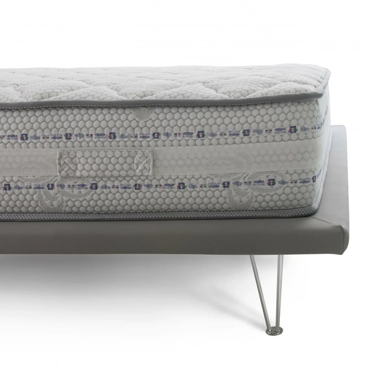 Materassi|Materassi Singoli > Dmora Materasso supporto continuo singolo 90x190 in Memory Foam sfoderabile - Atilla Bianco
