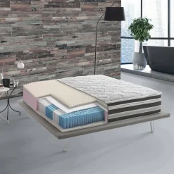 Materasso tecnologia ergonomica matrimoniale 160x190 in Memory Foam sfoderabile - Amistad
