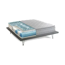 Materassi|Materassi Matrimoniali > Dmora Materasso tecnologia relax matrimoniale 180x200 in Memory Foam sfoderabile - Aba Bianco