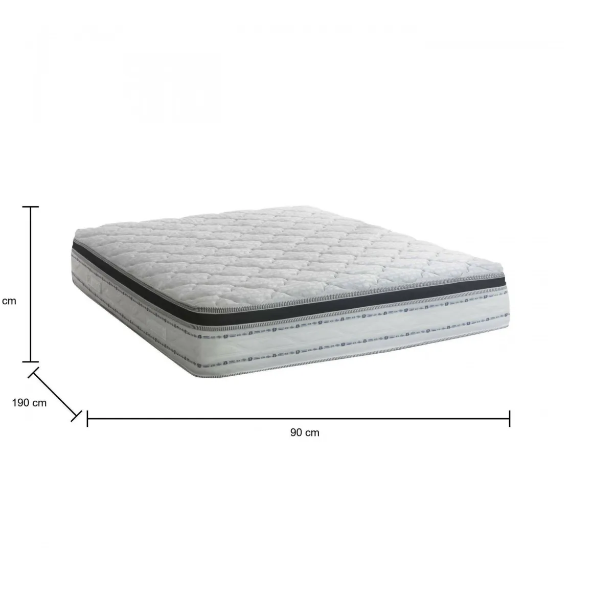 Materasso uniforme singolo 90x190 in Memory Foam sfoderabile - Adrano