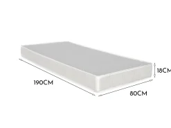 Materasso zero vibrazioni singolo 80x190 in Plastica - Tedalda