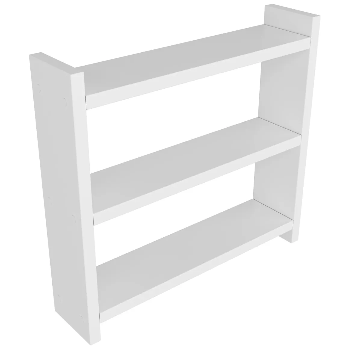 Mensola Bianco 2 Ripiani 44x10x40h cm, - Rizza