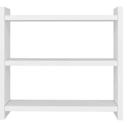 Mensola Bianco 2 Ripiani 44x10x40h cm, - Rizza