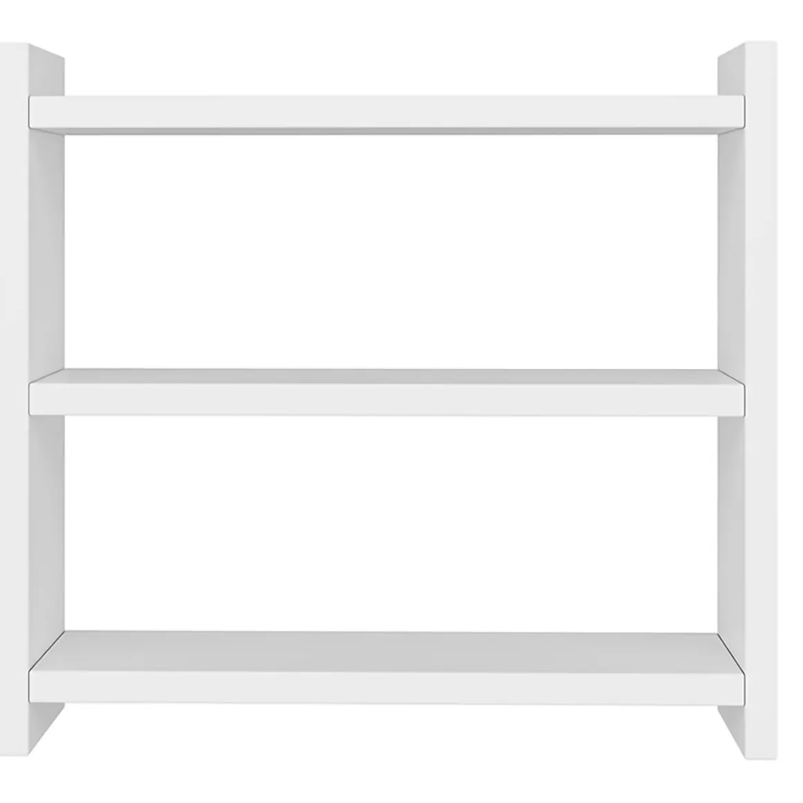 Mensola Bianco 2 Ripiani 44x10x40h cm, - Rizza