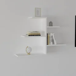 Mensole > Dmora Mensola 5 Ripiani 82x20x48h cm, - Vizze Bianco