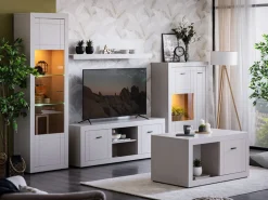 Mensole > Dmora Mensola un Ripiano 137.5x19.5x24h cm, Portata Ripiani 5 - Vazzano Bianco