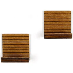 Mensole > Dmora Mensola 2 Ripiani set da 2 13x7x13h cm, Sfumatura Colore Struttura Naturale - Soglio Marrone Naturale