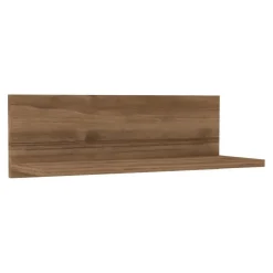 Mensola Marrone Noce un Ripiano Sfumatura Colore Struttura Noce 60x22x20h cm, - Scopello