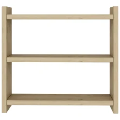 Mensole > Dmora Mensola 2 Ripiani Sfumatura Colore Struttura Rovere Chiaro 44x10x40h cm, - Rizza Marrone Rovere chiaro