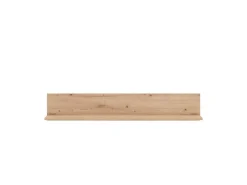 Mensola Marrone Rovere Nodi un Ripiano 120x19.5x24h cm, Portata Ripiani 5 - Focognano