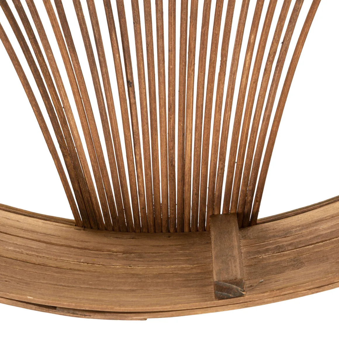 Mensola Marrone Rovere 2 Ripiani Finiture in Rattan 61x11x76h cm, Sfumatura Colore Struttura Rovere - Dalitasa