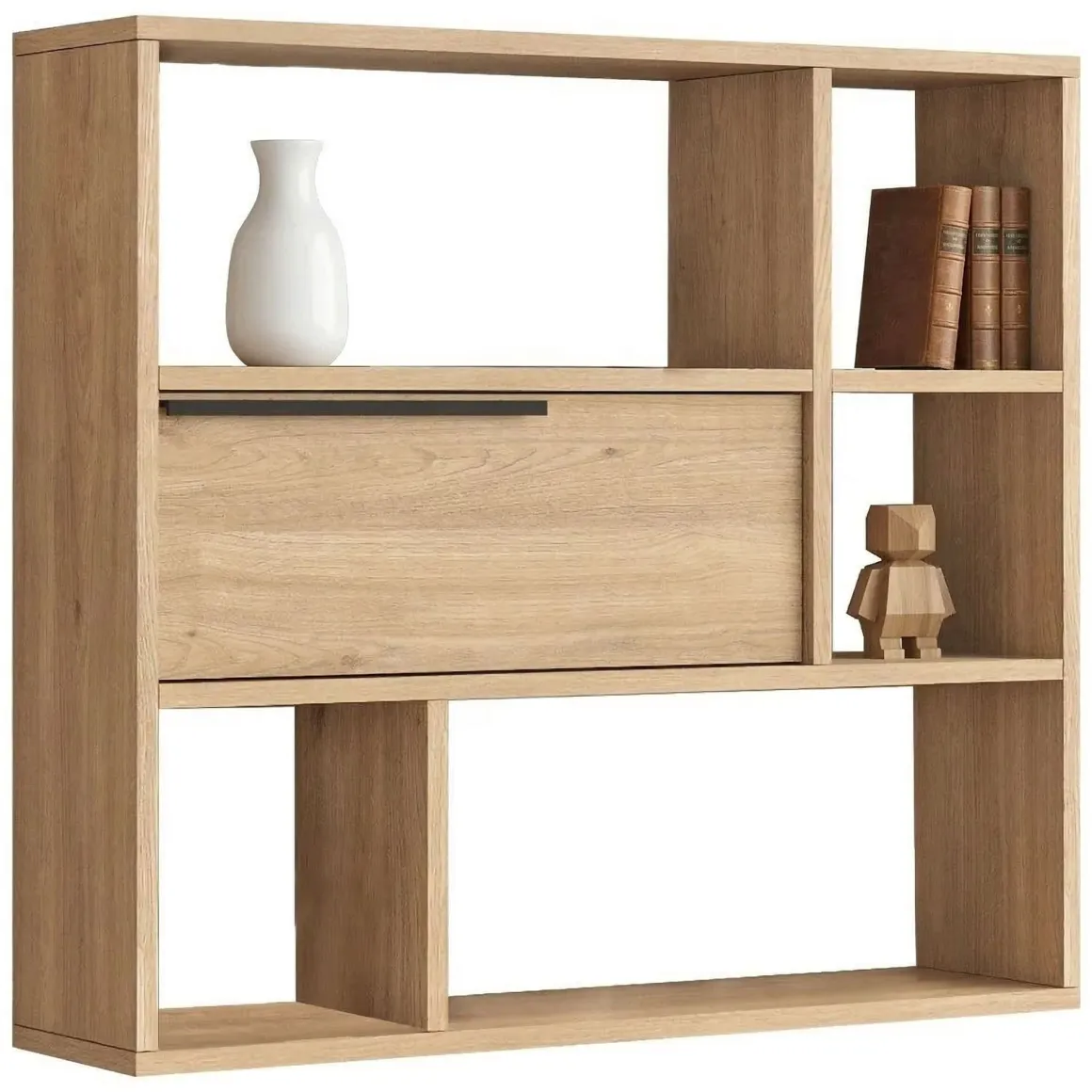 Mensole > Dmora Mensola 6 Ripiani Sfumatura Colore Struttura Rovere 70x20x69h cm, - Riva Marrone Rovere