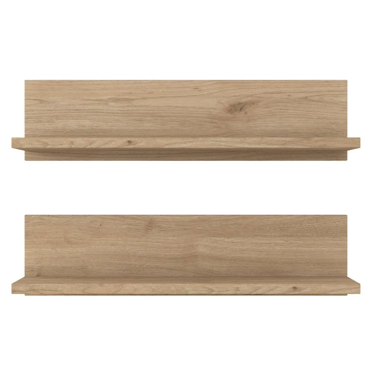 Mensole > Dmora Mensola muro 13x60cm noce e bianca - Nebbia Bianco, Marrone Noce