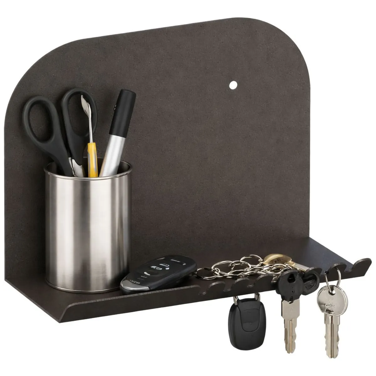 Mensole > Dmora Mensola un Ripiano 28x12x23h cm, - Ugento Nero